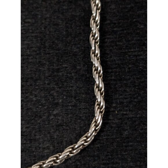 Sterling Silver 925 Twist Chain Bracelet Classic 7 inch 3.35g - Picture 4 of 7